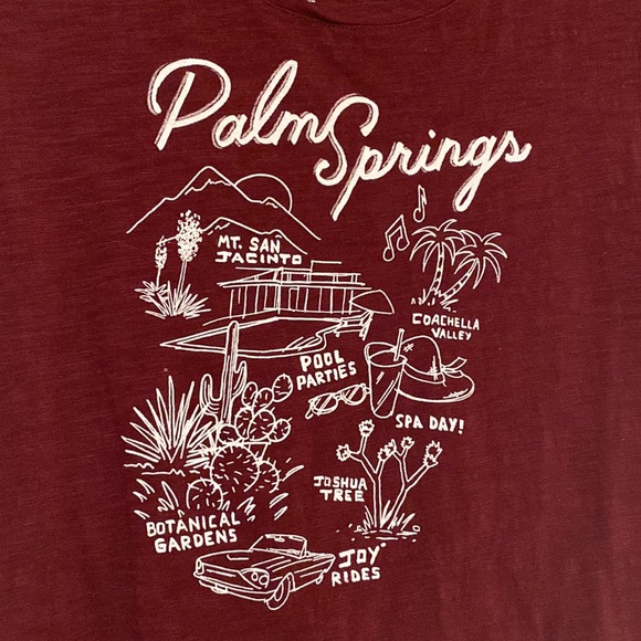 Palm Springs graphic t-Shirt XS - Picture 2 of 4